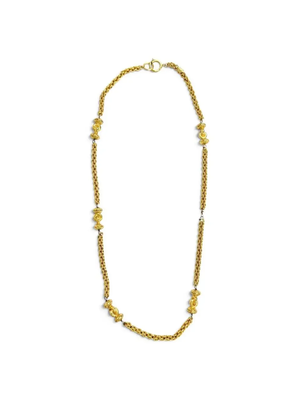 Chanel Cc Logo Chain Pendant Necklace #327467C85B